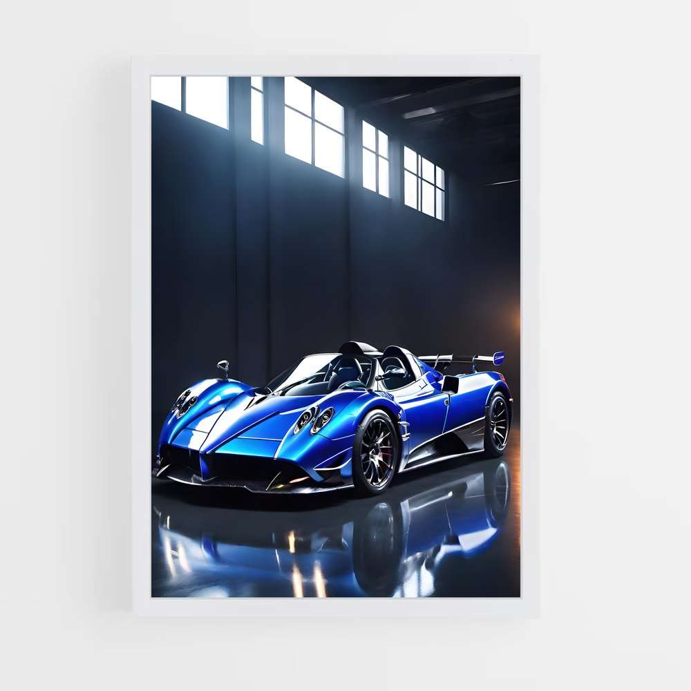 Poster Zonda hp barchetta élégante – affiche Pagani (vue 3)